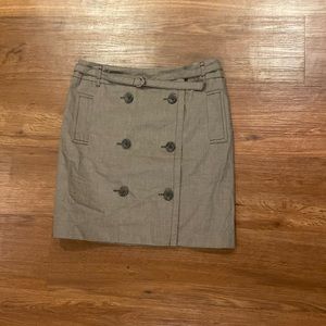 Vintage Loft Pencil Button Skirt